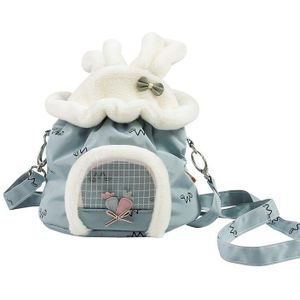 Ademend Kleine Pet Carrier Bag Draagbare Reizen Handtas Voor Hedgehog Cavia Hamster Suiker Zweefvliegtuig