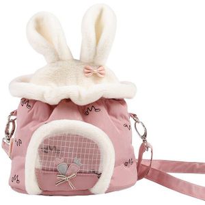 Ademend Kleine Pet Carrier Bag Draagbare Reizen Handtas Voor Hedgehog Cavia Hamster Suiker Zweefvliegtuig