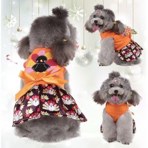 Winter Huisdier Turkije Rok Voor Honden Winter Kleding Warm Hond Kleding Voor Kleine Honden Kerst Grote Hond Rok Winter Kleding # T1P