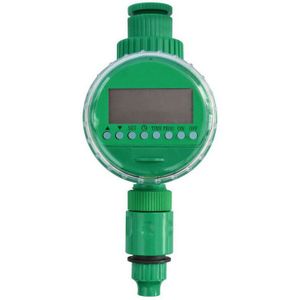 Automatische Tuin Water Timer Irrigatie Controller Timer Lcd Display Kogelkraan Met Verstelbare Druppelaar Controller Systeem
