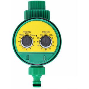 Automatische Tuin Water Timer Irrigatie Controller Timer Lcd Display Kogelkraan Met Verstelbare Druppelaar Controller Systeem