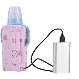 USB Melk Water Warmer Koeltas Draagbare Baby Fles Reizen Cup Cover Warmer Heater Tas Voor Reizen Wandelwagen