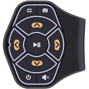 Smartphone Fiets Accessoires Auto Motorfiets Stuurwiel Afstandsbediening Media Bluetooth Knop X09