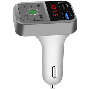 Auto Kit Handsfree Bluetooth Draadloze Fm-zender LCD MP3 Speler USB Charger 2.1A Auto-accessoires Handsfree Digitale Voltmeter