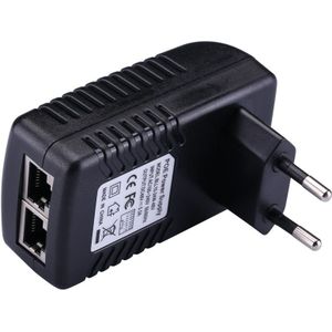 DC48V 0.5A POE Injector Spliter Voor CCTV IP camera IEEE802.3af POE Switch Ethernet POE Adapter EU/UK/US/AU Standaard Optioneel