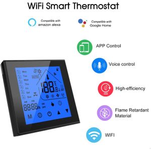 Wifi Slimme Thermostaat Lcd Week Programmeerbare Voor Water/Gas Boiler Verwarming Tuya App Controle Voor Alexa Google Thuis