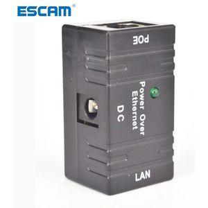 ESCAM POE Splitter Injector Passieve DC Power Over Ethernet RJ45 10/100mbp Wall Mount Adapter Voor LAN Network Security IP Camera