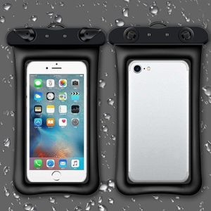 Float Waterdichte Mobiele Telefoon Case Voor Iphone X Xs Max Xr 8 Samsung 6.5 Inch Clear Pvc Verzegelde Onderwater Smart telefoon Dry Pouch