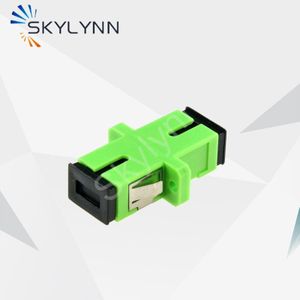 Sc/Apc Single Mode Simplex/Duplex Groene Glasvezel Adapter, sc/Apc Flens Hoofd Coupler Connector