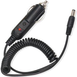 Auto Charger Cable Line Voor Baofeng UV-82 UV-5R UV-9R Plus UV-3R Walkie Talkie Charge Base 12V Dc Power Opladen voor Radio Cord