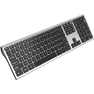 109 Toetsen Full Size 2.4G Draadloze Toetsenbord, ultra Slim Schaar Schakelaar Toetsenbord Voor Windows Mac Os Laptop Desktop Pc