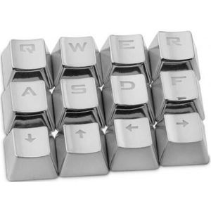 12 Stks/set Huisdier Galvaniseren Gaming Keyboard Key Caps Engels Vervanging Knop Set Voor Game Toetsenbord Key Cap Schakelaars