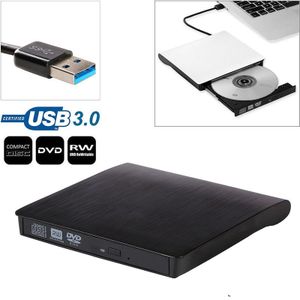 Slanke Externe USB 3.0 DVD RW CD Writer Brander Reader Player Voor Laptop PC
