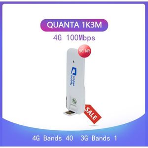 Quanta 1K3M Unlocked Mobily Sluit 4G Usb Modem Unlocked Ondersteuning Tdd/2600 3G 2100 Mhz