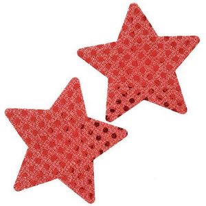 10 paar (20 Stuks) pailletten Stars Vorm Borst Stickers Pasties Vrouwen Tepel Cover-niet-sensibiliserend lijm met een zachte