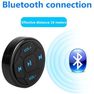 Universele Auto Stuurwiel Draadloze Bluetooth Afstandsbediening Media Knop Voor Mobiele Telefoon Controller Auto Kit