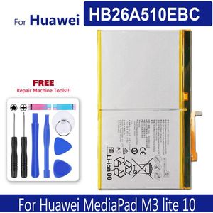 Tablet Batterij HB26A510EBC Voor Huawei Mediapad M3 Lite 10 Media Pad M3 Lite10 Media Pad M3lite10 Tracking Nummer