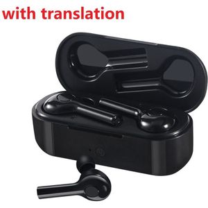 TW08 Vertaling Oortelefoon Tws Bluetooth 5.0 Oortelefoon Stereo Ruisonderdrukking Draadloze Koptelefoon Sport Headset Met Opladen Bin