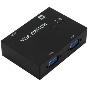 Vga Switcher Splitter 1X4 1X2 Vga Video Kvm Switch Adapter Converter Box Voor Pc Monitor Accessoires