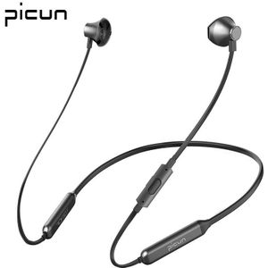Picun H12 Draadloze Koptelefoon Bluetooth Hoofdtelefoon Magnetische Nekband Sport Oordopjes 20H Afspelen Headset Voor Iphone Xiaomi Pc