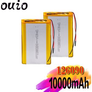 Grootte 126090 3.7V 10000Mah Li-Ion Lipo Cellen Lithium Li-Po Polymeer Oplaadbare Batterij Voor Speaker Draagbare Dvd bluetooth
