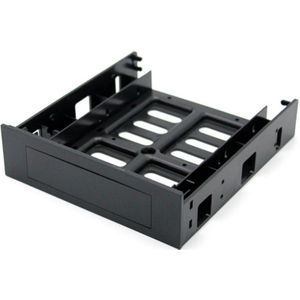 Abs Plastic 5.25Inch Optische Drive Positie Om 3.5 Inch 2.5 Inch Ssd Bracket Dock Harde Schijf Houder Voor Pc behuizing