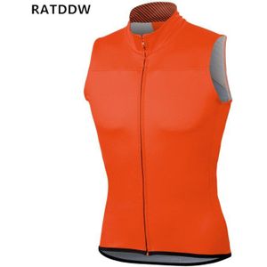 Stijl Oranje Mannen Fietsen Vest Winddicht Cyclus Mtb Riding Bike Fiets Kleding Vest Fiets Kleding Mouwloze Jas