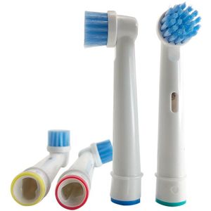 1Set/4 Pc 1011 Elektrische Tandenborstel Opzetborstels Refill Voor Oral-B Floss Action