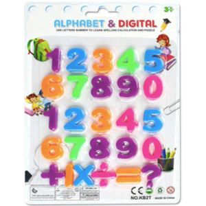 2Cm Educatief Magneet Nummers Puzzel Kleurrijke Sticker Memorandum Leren Speelgoed Digitale Bediening Voor Kinderen 26 Stks/set