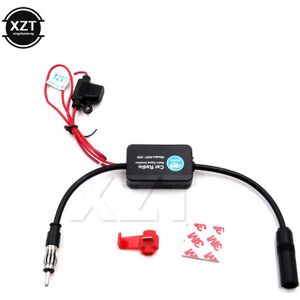 Auto Radio Versterker Autoradio Auto Fm Antenne Signaal Amp Versterker Booster Radio Fm Voor Auto Boot Rv Signaal Enhancer apparaat