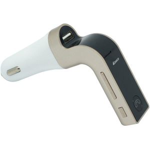 Eunavi 4-In-1 Handsfree Draadloze Bluetooth Fm-zender G7 + Aux Modulator Carkit MP3 Speler sd Usb Lcd Auto Accessoires