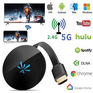 G6 Tv Stick Display Dongle 2.4/5G Video Wifi Display Hd Screen Mirroring Smart Tv Draadloze Dongle Voor android Ios Chrome Google