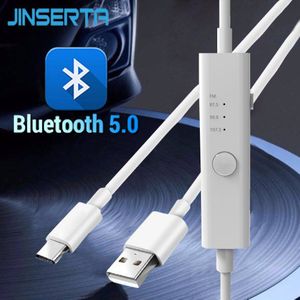 Jinserta Usb Charger Bluetooth 5.0 Ontvanger Zender Autoradio Speler Handsfree Stereo Fm Music Player Voor Pc Auto Radio