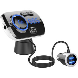 Auto Fm-zender Kit Handsfree Draadloze Bluetooth 5.0 Lcd MP3 Speler Usb Snel Opladen 3.0 Auto Accessoires Auto Fm Modulator