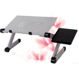 Verstelbare Laptop Bureau Stand Folding Laptop Tafel Met Muis Boord Draagbare Computer Notebook Desk Stand Tray Voor Slaapbank