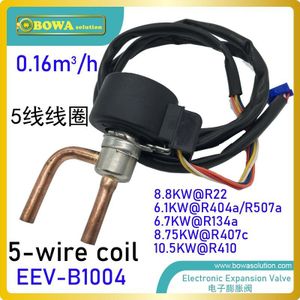 0.16m 3/H Eev Met 5-Wire Coil Is Geweldige Keuze Voor Auto Cascade (R142B & R134a) warmtepomp Boiler Te Krijgen 85'c Water