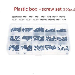 300Pcs M2,M2.5, m3 Laptop Notebook Computer Schroeven Vervanging Kit Voor Hp Ibm Dell Sony Acer Asus Lenovo Toshiba Gateway Samsung