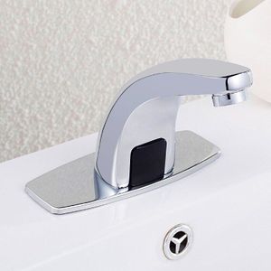 Sensor Kraan Deck Mount Smart Touch Handsfree Inductieve Water Tap Keuken Badkamer Wastafel Kranen Water Tap Automatische Infrarood