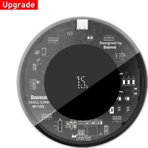 Baseus Upgrade 15W Draadloze Oplader Voor Iphone 11 X Xs Max Xr 8 Plus Snelle Draadloze Telefoon Oplader Voor samsung S10 S9 Xiaomi MI9