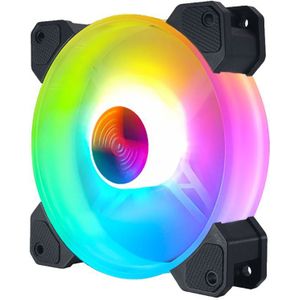 12Cm Desktop Pc Cooling Fan Led Verlichting Rgb Chassis Fan Controller Afstandsbediening B95C