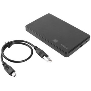 2.5 Inch Sata Ssd Hdd Adapter Plastic Usb 2.0/3.0 Behuizing Externe Mobiele Box Hdd Case Met Usb-kabel pouch