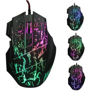 7 Knoppen Led Optische Professionele Gamer Muis Usb Wired Gaming Mouse 5500Dpi Verstelbare Computer Muizen Voor Pc Muizen Toetsenbord set