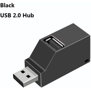 Goedkope 3 Poorten Mini Usb 3.0 Hub High Speed Data Transfer Splitter Box Adapter Voor Pc Laptop Macbook U Disk kaartlezer