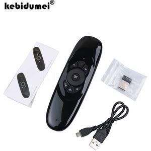 Kebidumei Air Mouse C120 Draadloze Game Toetsenbord Voor Android Afstandsbediening Oplaadbare 2.4Ghz Toetsenbord Voor Smart Tv Mini Pc