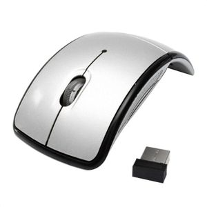 Super Slim Smart Wireless Bluetooth Mousefoldable Reizen Notebook Mute Mini Mouse Usb Nano-ontvanger Voor Laptop Pc Desktop Gamer