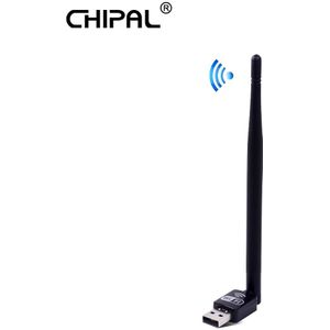 Chipal 150Mbps Mini Usb Wifi Adapter Externe Draadloze Netwerkkaart 2.4G Antenne Pc Lan Ethernet Wi-Fi ontvanger 802.11n