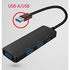 Mini Usb Hub 2.0 USB-C En USB-A Optionele Multi Splitter 3 Port Hub Met Usbc 2.0 Hab Adapter Voor Pc laptop Accessoires