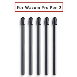 5 stks/partij Voor Wacom Intuos Pro PTH-660/860 Cintiq DTH-W1620/1320 H Grafische Tekening Tablet pen Wacom pro Pen 2 Zwart Penpunten