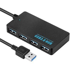 4 Port Usb Hub High Speed USB3.0 Adapter Kabel Voor Multi-Apparaat Computer Laptop Lampje Usb Hub Voor windows Xp/Vista