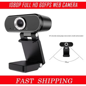 1080P Full Hd Webcam Autofocus 60fps Web Camera Met Microfoon Voor Live-uitzending Conferentie Werk Infrarood Usb Web cam